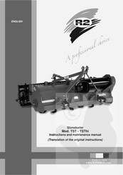 R2 TSThi Series Instruction And Maintenance Manual