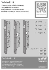 Assa Abloy Effeff Technilock 844L4 EHE Installation And Fitting Instructions