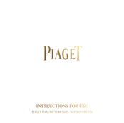 Piaget 562P Instructions For Use Manual
