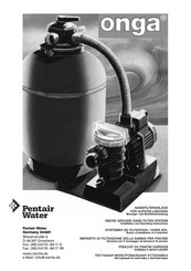 Pentair Pool Products Onga PPA20-BR464 Installation And Operating Instructions Manual