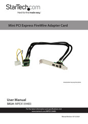 Startech.com MPEX1394B3 User Manual