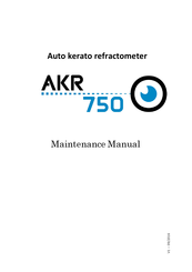 Essilor AKR 750 Maintenance Manual
