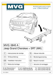 MVG 0845 A Installation Instruction