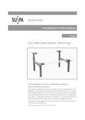 Suspa ELS3 Installation Instructions Manual