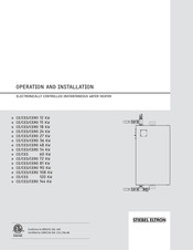 STIEBEL ELTRON CERO-144-480D Operation And Installation