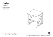 Target fairfax TGCRSTKD01 Assembly Instructions Manual