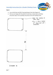 Ni Climbing Frames Double Climbing Frame Assembly Instructions Manual