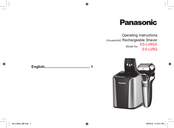 Panasonic ES-LV9QX Operating Instructions Manual