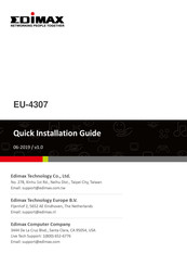 Edimax EU-4307 Quick Installation Manual