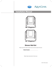 MASCO Bath Aqua Glass ASB Eleganza 48