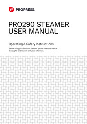 Propress PRO290 User Manual