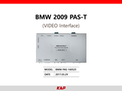 KAP BMW 2009 PAS-T Manual