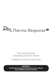 MX Thermo Response QI Installation And User Instructions Manual