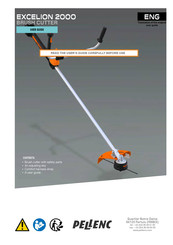 pellenc EXCELION 2000 User Manual