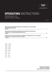 Bitzer OCTAGON SL Series Operating Instructions Manual