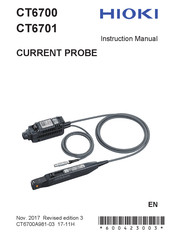 Hioki CT6701 Instruction Manual