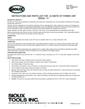 Sioux Tools C Series Instructions And Parts List