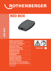Rothenberger Red Box Instructions For Use Manual