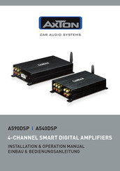 Axton A590DSP Dsp-App Amplifier 4 x 150 Watt with Bt-Audio 