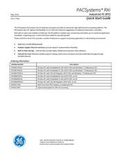 GE PACSystems RXi Series Quick Start Manual