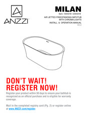 Anzzi MILAN 2344319 Install & Operation Manual