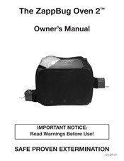 ZappBug Oven 2 Owner's Manual