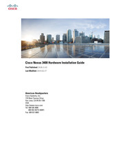 Cisco Nexus 3400 Series Hardware Installation Manual
