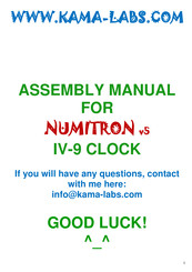 KAMA-LABS NUMITRON v5 Assembly Manual