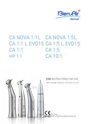Bien-Air Dental HP 1:1 Instructions For Use Manual