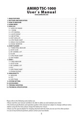 Amiko TSC-1000 User Manual