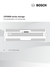 Bosch CIP5000 Series Quick Installation Manual