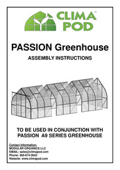 CLIMA POD PASSION Assembly Instructions Manual