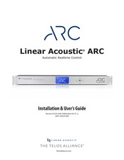 Telos Alliance LINEAR ACOUSTIC ARC Installation & User Manual