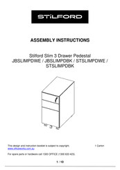 STILFORD JBSLIMPDBK Assembly Instructions Manual