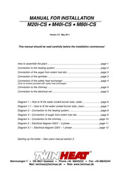Twin Heat M20i-CS Manual For Installation
