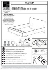 Sciae TECHNO 3682 LIT 140x190 2T №18 Assembling Instructions