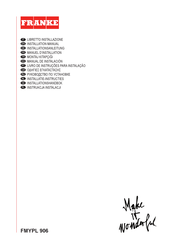 Franke FMYPL 906 Installation Manual