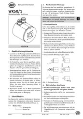 Siko WK50/1 User Information