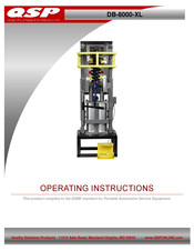 QSP DB-8000-XL Operating Instructions Manual