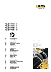 REMS SSM 160 R Instruction Manual
