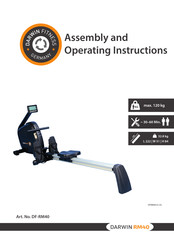 Darwin Fitness DARWIN RM40 Assembly And Operating Instructions Manual