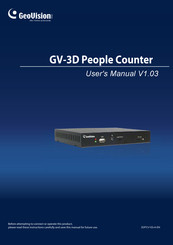GeoVision GV-3D People Counter V2 User Manual