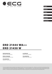 ECG ERD 21430 W Instruction Manual