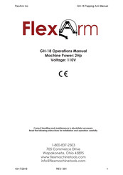 FlexArm GH-18 Operation Manual
