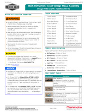 Roxor 1203AUA00041N Work Instructions