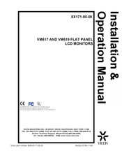 Vicon VM617 Installation & Operation Manual