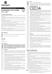 TOOLCRAFT CL8 Operating Instructions Manual