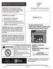 Town & Country Fireplaces Series C Installation And Operating Instructions Manual