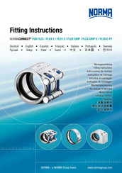 Norma NORMACONNECT FLEX E Fitting Instructions Manual
