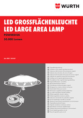 Würth POWERDISK Operating Instructions Manual